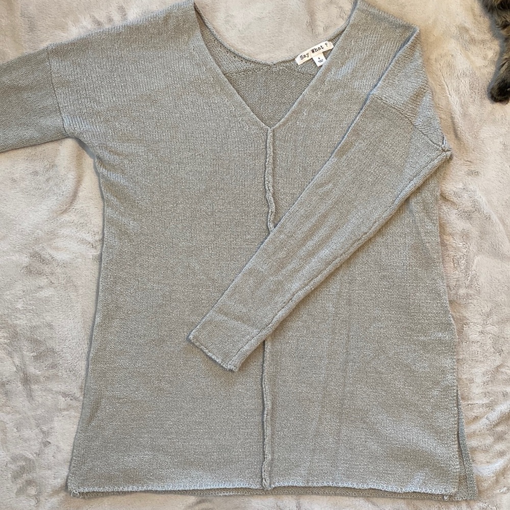 Oversized Gray Sweater